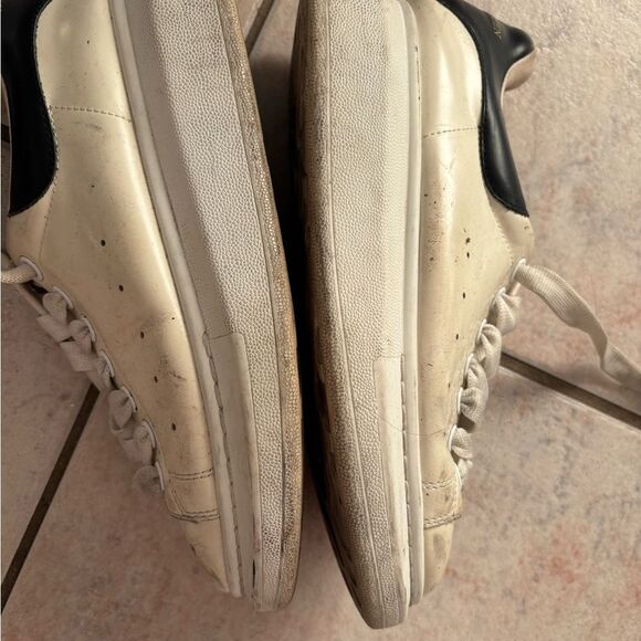 Alexander Mcqueen Oversized sneakers Leather LOW top shoes wedge bottom flats - Picture 6 of 8